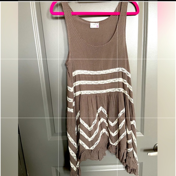 Vintage free people dress lace insert XS/tp - Picture 1 of 4